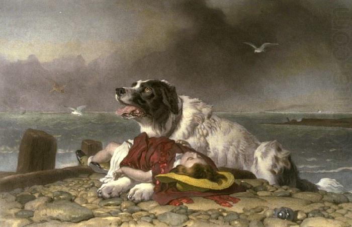 Landseer, Edwin Henry Saved china oil painting image